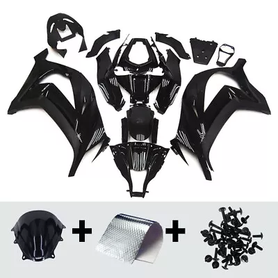 Black Fairings For Kawasaki ZX10R 2011 2012 2013 2014 2015 ZX-10R Bodywork Kit • $459.95