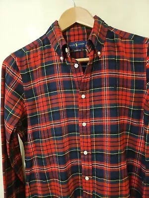 Mens Polo Ralph Lauren Classic Fit Button Down Shirt Size S P2P21  In Superb... • £11.75