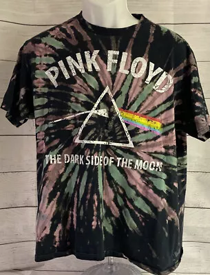 Pink Floyd Shirt Mens Large Tye Dye Dark Side Of The Moon Graphic Print!!!!! • $15.99
