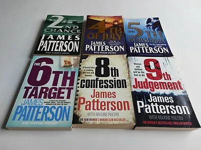 James Patterson Books Bulk Pack X 6 Books With Maxine Petronas And Andrew Gross • $55