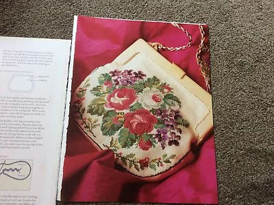 Jane Greenoff’s Rose Evening Bag  Design Cross Stitch Chart Only /2137 • £0.99