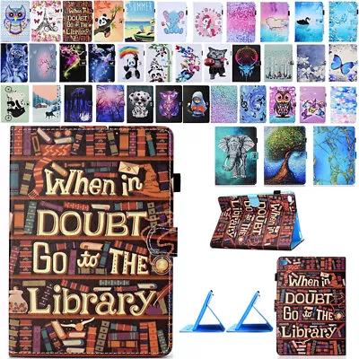 Smart Magnetic Patterned Wallet Stand Case Cover For IPad 5/6th Gen/Mini/Air 1 2 • $27.99