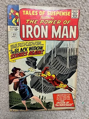 Tales Of Suspense #53 VG/FN 5.0 2nd Appearance Of Black Widow! Marvel 1964 • £101.37
