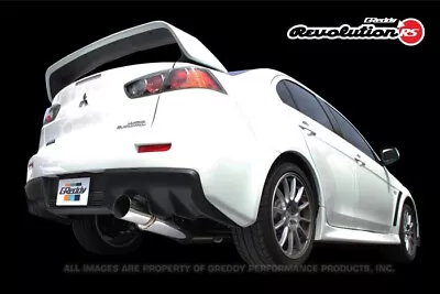 GReddy Revolution RS Catback Exhaust For 2008-2014 Mitsubishi Evolution X • $660.25