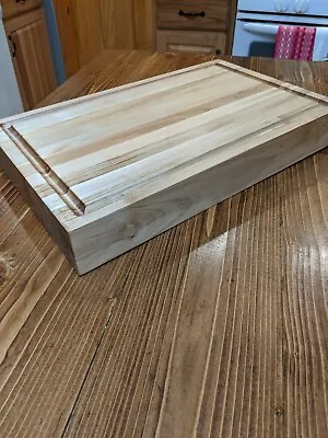 10 X16 X2  Handmade Cutting Board Butcher Block Hard Maple Hardwood  • $75