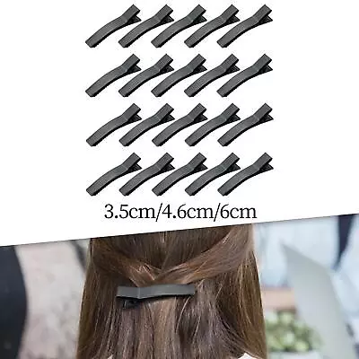 20Pcs Alligator Hair Clips Pins Hair Bow Clips Bulk Black Jagged Thickened Duck • $15.80