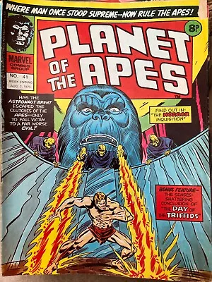 Planet Of The Apes UK Marvel #41 Dracula Lives • £4