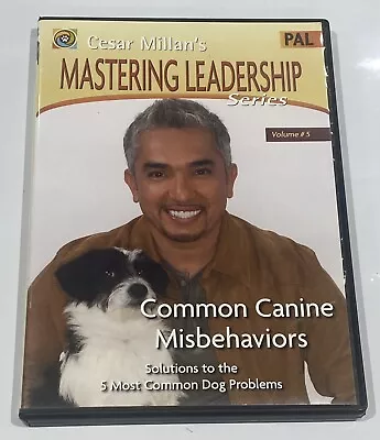 Cesar Millan's (Dog Behaviour Expert) - Mastering Leadership On DVD ; 2009 • £5.95