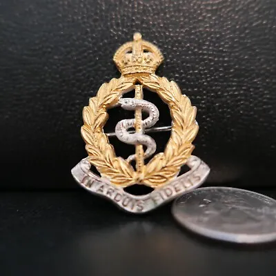 Vtg. BRITISH ROYAL ARMY MEDICAL CORPS   In Arduis Fidelis  Pin J.R. Gaunt London • $49.99