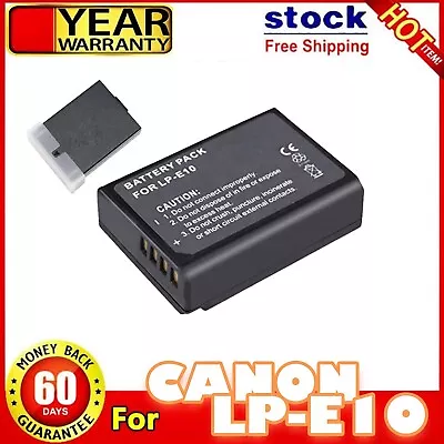 3100mAh LP-E10 Battery For Canon EOS 1300D 1200D Kiss X50 BTR-LPE10-JWP • $17.90