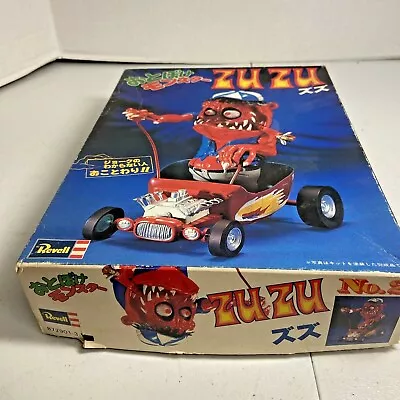  Revell Model Kit Ed  Big Daddy  Roth Rat Fink Zu Zu  In Open Box • $200