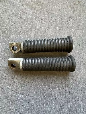 $20 • Buy Harley Davidson Black Rubber Foot Pegs Footpegs Sportster Dyna Touring V-Rod