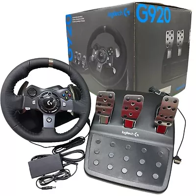 Logitech G920 Driving Force Racing Wheel - For Xbox Series X|S Xbox One & PC • $234.49