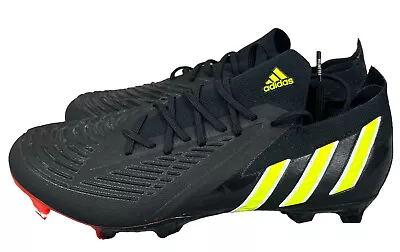 Adidas Predator Edge.1 L FG Soccer Cleats Men’s Size 6.5 Black GW1023 New • $73.50