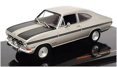 Ixo 1/43 Scale CLC462N.22 - 1967 Opel Kadett B Coupe Rally - Silver • £34.99