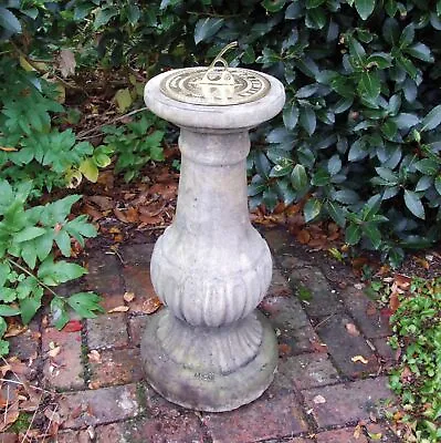 £289.99 • Buy Victorian Brass Stone Sun Dial - Garden Sundial