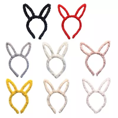 Ears Headband Plush Easter Rabbit Ears Cosplay For Kids Adults One Size • £5.30