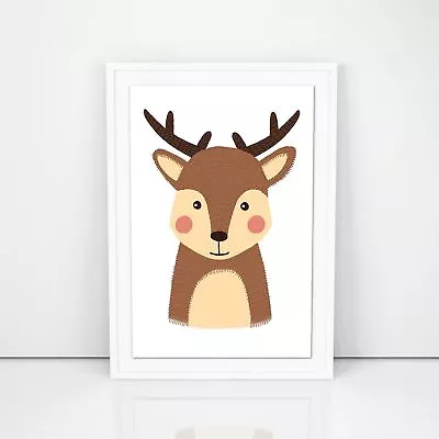 £12.99 • Buy Animal Prints For Nursery Jungle Baby Room Pictures Hand Drawn Safari Animals