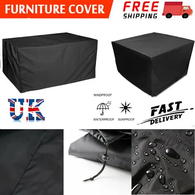 Heavy Duty Waterproof Garden Patio Furniture Cover For Rattan Table Cube Outdoor • £7.92