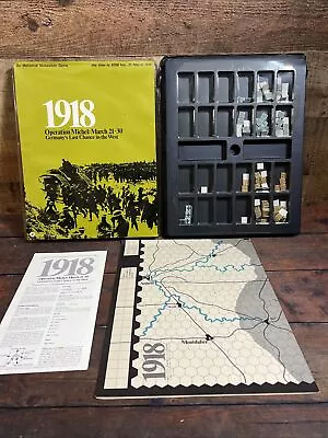 $104.99 • Buy SPI 1972  Tray: 1918 OPERATION MICHAEL  Germany Last Chance In The West Game
