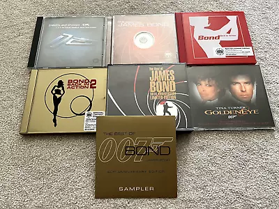 £15 • Buy James Bond Cd Set X 7 Inc Bond Back In Action 1 & 2 Goldeneye 30th Ann Ltd Ed