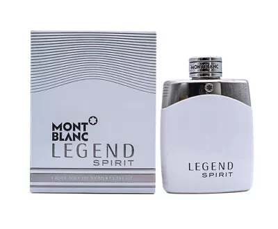 Mont Blanc Legend Spirit 3.3 / 3.4 Oz EDT Cologne For Men New In Box • $39.33