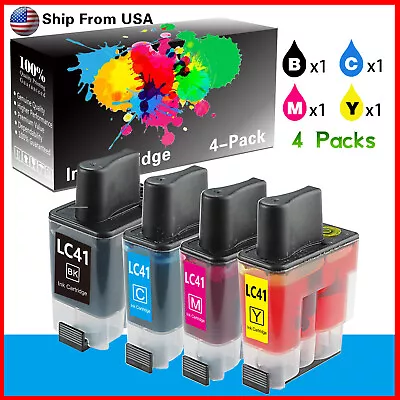 4PK LC41 Ink Cartridge For MFC 215C 5440CN 5840CN DCP-315CN Printer (BCMY) • $5.86