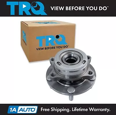 TRQ Wheel Bearing & Hub Assembly Front Driver Or Passenger Side For G35X AWD • $77.95
