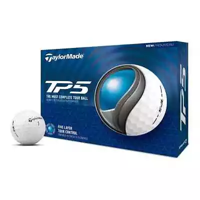 NEW TaylorMade 2024 TP5 Golf Balls 12pk - White - Drummond Golf • $69.95