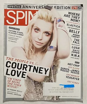 Spin Magazine March 2010 Courtney Love White Zombie The Fall N.W.A. Elastica • $3.99