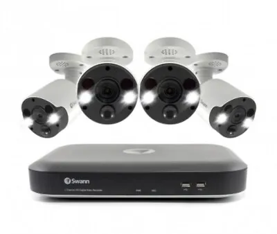 $1476.09 • Buy Swann DVR 5580 8 16 Channel CCTV Security System 2TB 4KMSFB Motion Heat Cameras