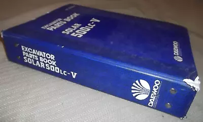 Daewoo Solar 500lc-v Excavator Parts Manual Book Catalog • $79.99