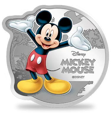 Pamp Disney Mickey Mouse Silver 1oz Coin • $119