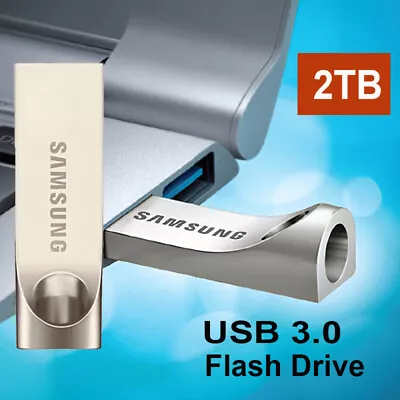 2TB USB 3.0 Flash Drive Memory Stick Pen High Speed U Disk Data Storage Laptop • £6.89