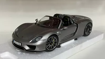 Minichamps 1/18 Porsche 918 Spyder 2013 Grey Dealer Edition Rare!!! • $220