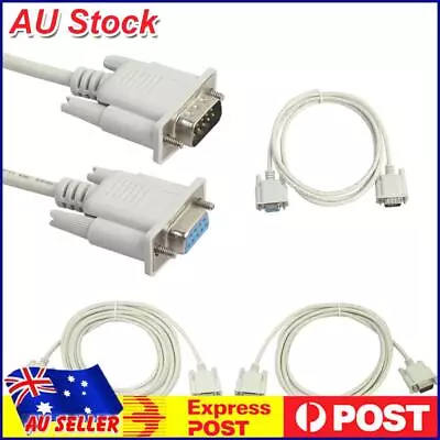 Serial RS232 9-Pin Male To Female DB9 9-Pin PC Converter Extension Cable • $8.99