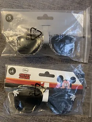 George Disney Mickey Mouse BNWT Boys Sunglasses X 2 Pairs Age 3-6 Years • £5.99