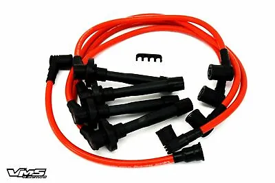 94-97 Honda Accord Wagon Lx Racing Spark Plug Wires Red • $46.88