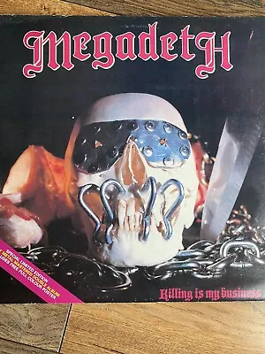 Megadeth  Killing Is My Business 2 LP Vinyls Records Limited Edition!!! • £100