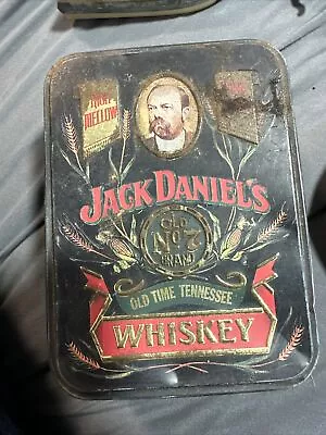 Vintage Jack Daniels Whiskey Tin Hudson- Scott And Sons Ltd. Carlisle England • $15