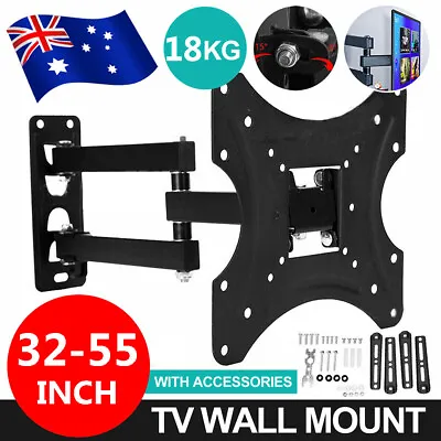 $22.59 • Buy Universal TV Wall Mount Bracket Swivel Full Motion 32 37 40 42 50 52 55 Inch LCD