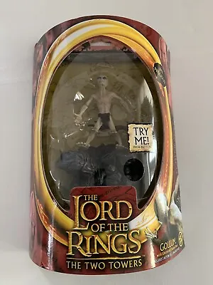 Toy Biz Gollum Lord Of The Rings Two Towers Action Figure - NEW SEALED • £18.99