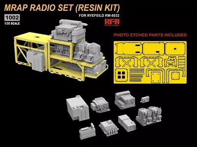 Rye Field Model 1/35 Mrap Radio Set (resin) For RM-5032 M1024A1 M-ATV • $11.58