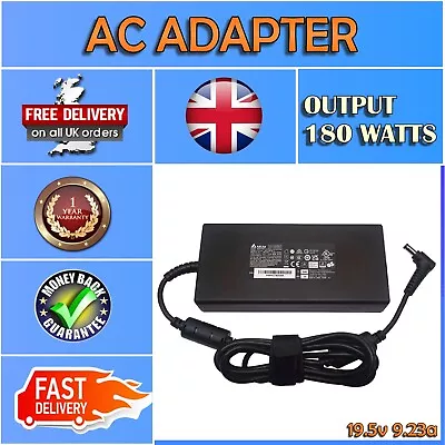 POWER SUPPLY UNIT 180W 5.5MM X 1.7MM PIN FOR ACER NITRO 5 AN517-52-53T6 • £33.99