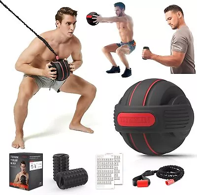 20 Lbs Tension Slam Weighted Fitness Ball Medicine Home Gym Workout Exercise • $19.99