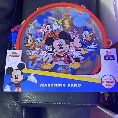 Disney Junior Mickey Mouse Toy 10 Piece Marching Band Drum Set New Sealed Box • $14.10