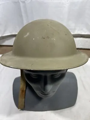 Vintage British WW2 Militar Authentic WWIl HELMET 1941 Signed BMB • $149.99