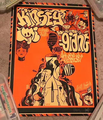 2014 Mike Giant X Dave Kinsey Signed Print Rare Shepard Fairey Graffiti Art • $573.73