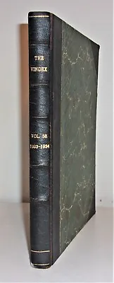 THE VINDEX Volume 58 1933-34 Leather • $75