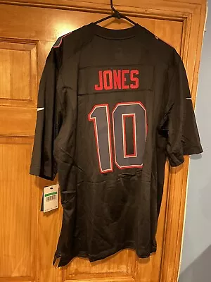 NWT Nike New England Patriots Mac Jones Men’s Black Game Jersey Size XL S10 • $14.99